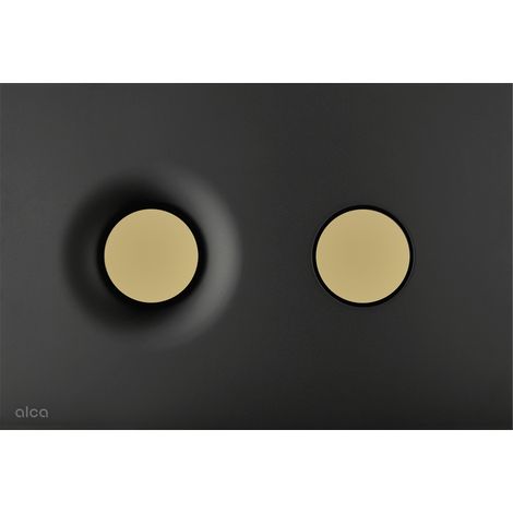 Alca Dot.Dot. - Flächenbündige Steuerung, mattschwarz/gold M1978-7 (1/3)