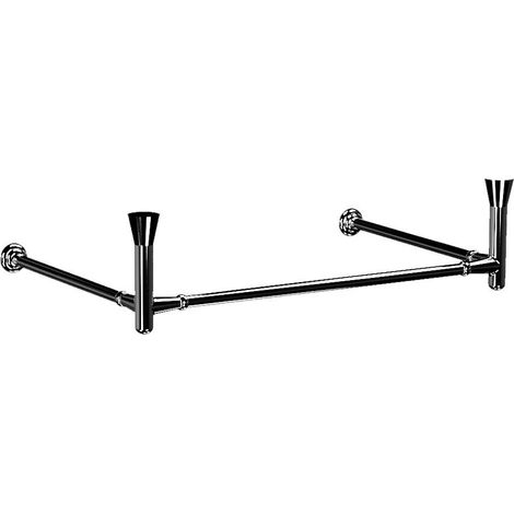 THE NEW YORKER construction murale articulée pour lavabo 80cm, chromé