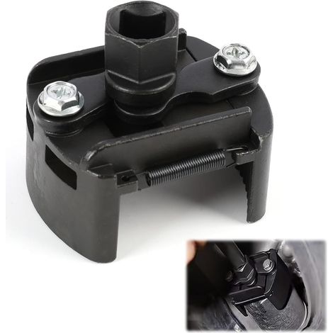 Clé Universelle à Filtre à Huile 60 80 mm, Clé de Filtre à Huile Universelle Ajustable, Outil de Démontage pour les Petites et Moyennes Taille Voiture (1/5)