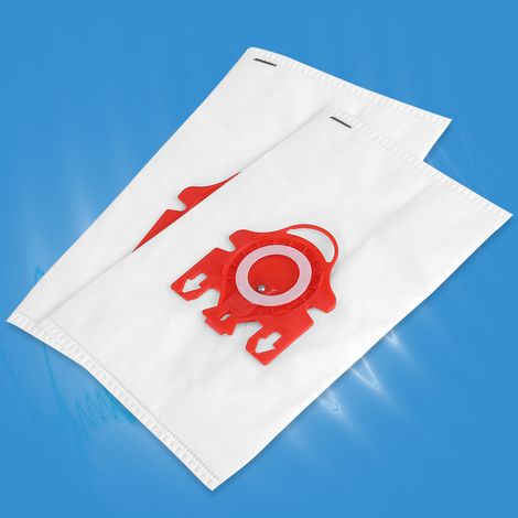 Sacs filtrants pour aspirateur [10 Pièces] Compatibles avec FJM S4780/4510/4300 Blanc+Rouge (1/5)