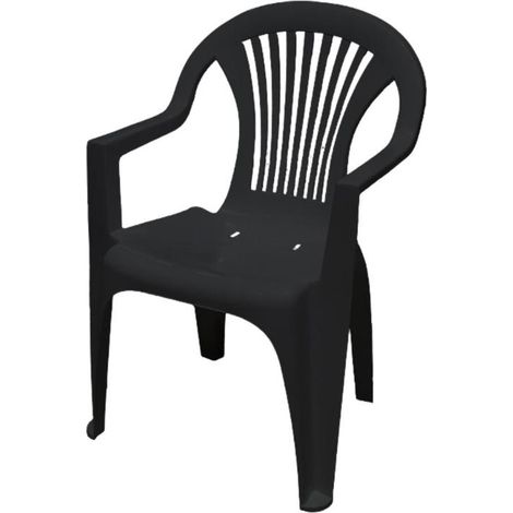 KORMAX sillon resina adra antracita , Sillón Adra Kormax de resina en color antracita, ideal para jardines, terrazas, balcones o patios. Su diseño cómodo y resistente lo convierte (1/3)