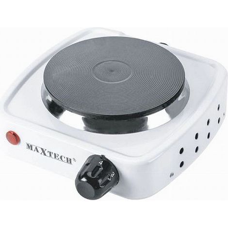 Cuisinière électrique 500w Plaque Réglable 105mm Camping Vacances Maxtech H-009 (1/4)