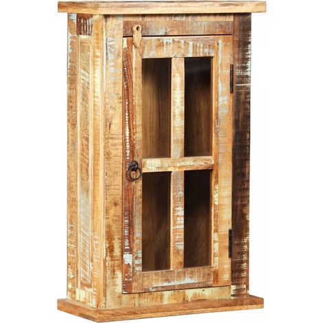 Armoire murale Bois massif de récupération 44 x 21 x 72 cm (1/5)