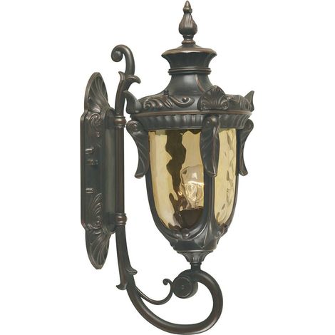 Elstead Philadelphia - Lanterna da Parete 1 Luce da Esterno Medio Bronzo Antico IP44, E27 (1/5)