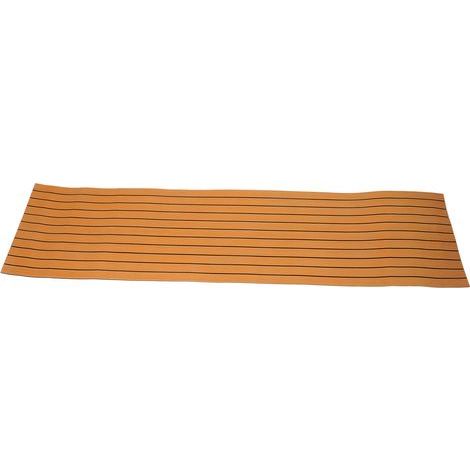 Ortviai Tapis de Pont en Mousse EVA Antidérapant Auto-Adhésif Étanche pour Bateaux, Yachts et Camping-cars – 240 x 60 cm (1/5)