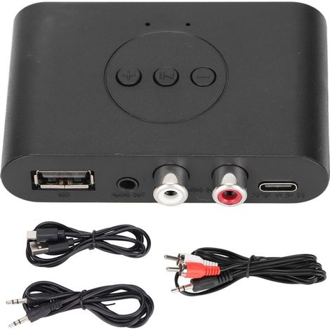 Récepteur Audio Bluetooth - Adaptateur Sans Fil RCA et 3,5 mm - Pour Autoradio Haut-Parleur Casque - Bluetooth 5.0 - 1 Pièce (1/5)