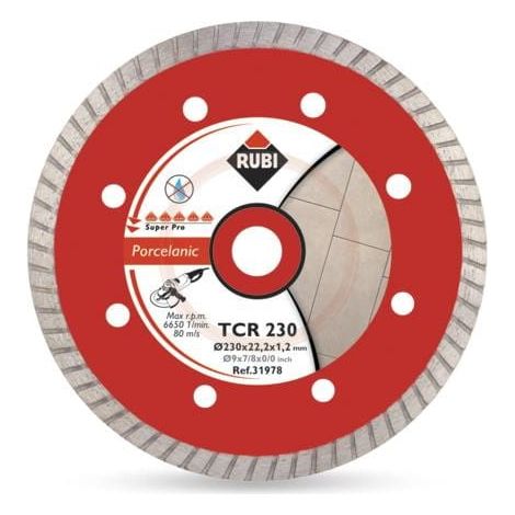 DISCO DE DIAMANTE TCR Ø125mm SUPERPRO R31973 RUBI