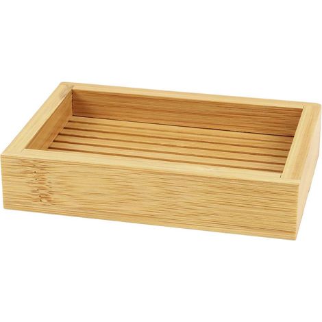 Porte-Savon en Bambou "Hanoi" 12cm Naturel (1/2)