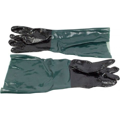Gants de rechange pour cabine de sablage – Protection optimale – Compatible avec cabine pneumatique OC-PRO 23043-P – Kroftools
