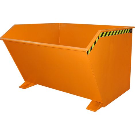 Bauer Südlohn Bac basculant GU 2000, peint, orange jaune
