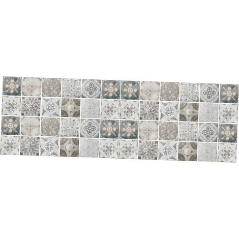 48pièces Stickers Carrelage Autocollants Adhésifs Décoratifs Imperméables Pour Cuisine Et Salle De Bain Design Rétro Et Pratique Faciles à Poser Nettoyer (1/5)