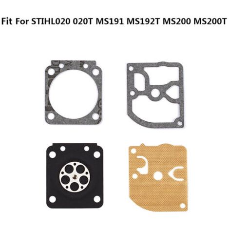 Nuovo kit di riparazione carburatore per accessori per tosaerba e decespugliatori. Kit di riparazione per motoseghe Steele 020 020T MS191 MS192T MS200 MS200T