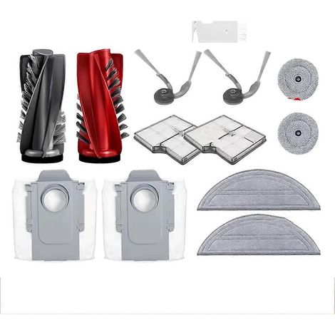 Pour Roborock Saros 10/S9 MaxV Ultra/S90ver/G30/A1460RR Accessoires Main Side Brosse Filtre Edgewise Serpillière Kit