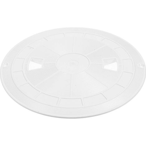 Panneau de skimmer de piscine rond, matériau ABS, 25,00 x 21,00 x 3,00 cm, 1 ensemble. (1/5)