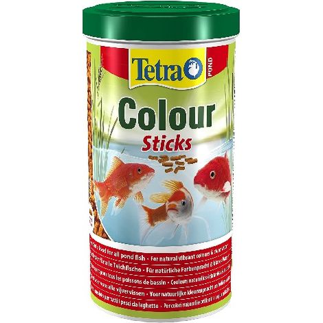 TETRA POND COLOR STICKS, Alimento para Peces de Estanque, 1 L