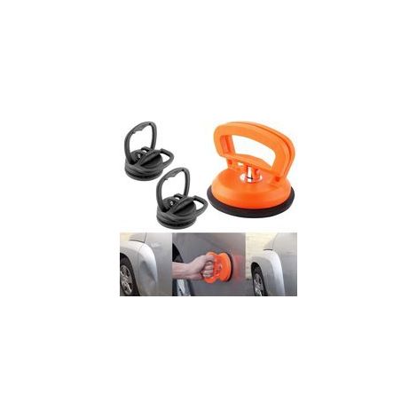 Kit d'extracteur de bosses de voiture 3 pièces - Réparation de bosses sans peinture pour réparation de delles de voiture - Raclette à ventouse pour verre, carrelage, levage de miroir et objets mobiles (1/5)