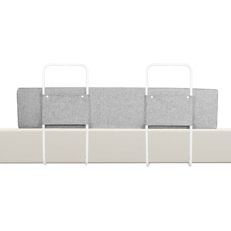 AUFUN Protection des bords de lit pour lit d'enfant, portable Bed Rail, Bed Bumper - Barrière de lit en mousse avec housse antidérapante (200cm, gris) (1/5)