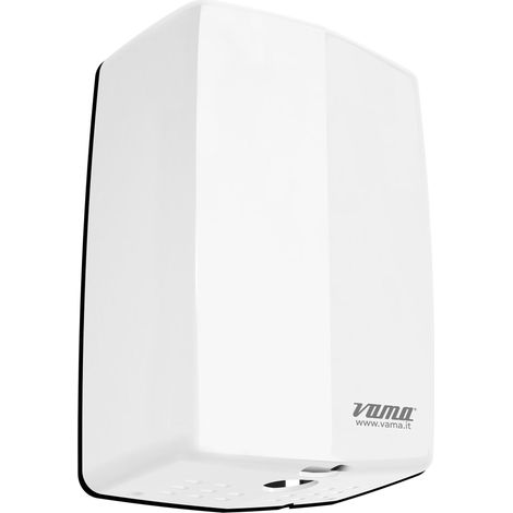 Asciugamani Elettrico 1000W Vama Dry Max UV ABS Bianco (1/5)