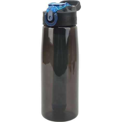 Gourde de sport de 650 ml, étanche à la poussière et aux fuites, avec paille intégrée, idéale pour le camping, la randonnée et les activités de plein air. (1/5)
