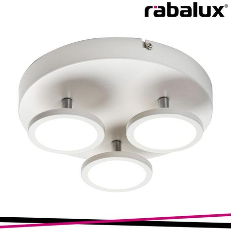 Plafoniera 25 cm LED 18W bianco opaco tonda Rabalux (1/3)