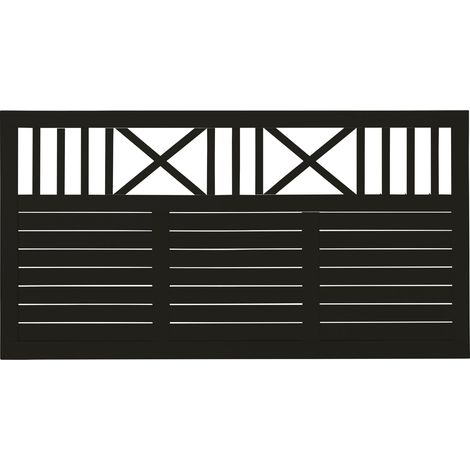 Plus Zaun Nostalgie 180 x 95 cm RAL 9005 Schwarz
