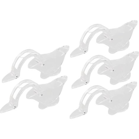 Presse-citron manuel 5 pièces, forme adorable, portable et transparent, en forme d'oiseau, idéal pour la maison, les restaurants et les cafés. (1/5)