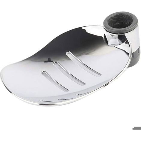 HONORNIC - 1pcs barre de douche à main argent (diamètre des pores: 22 mm) porte-savon porte-savon créatif support de stockage de savon (1/5)