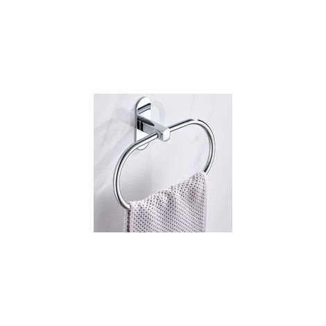 porte-serviettes adhésif puissant pour salle de bain sans perçage, en acier inoxydable (1/5)