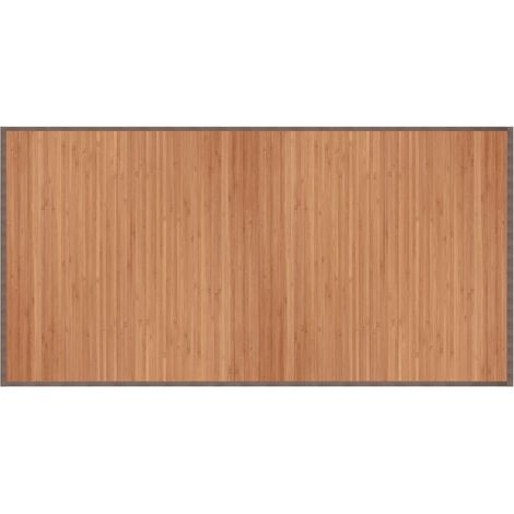 Tapis rectangulaire naturel 100x200 bambou (1/5)