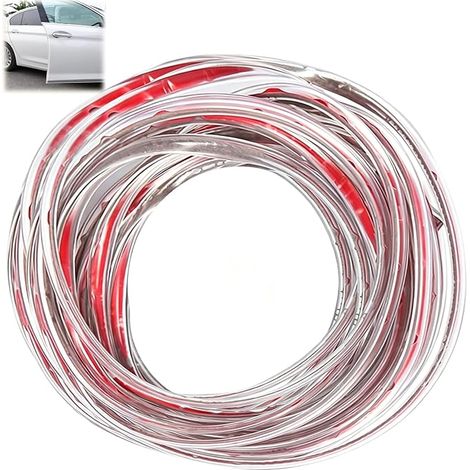 Protection Portiere Voiture, Bande Silicone Souple 5M Car Edge Trim Protections Bord Portière Voiture Caoutchouc Anti-Collision Transparent (1/5)