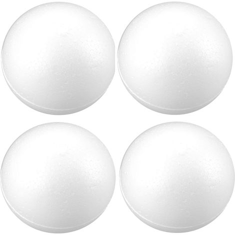 TG76551 Palline di polistirolo per decorazioni natalizie, decoupage, 10 cm, 4 pezzi/set (1/5)
