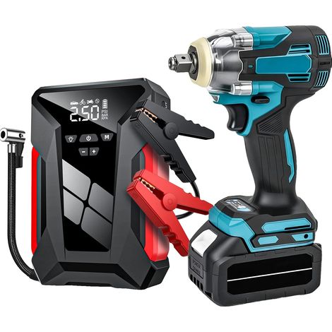 Schlagschrauber, Notstromversorgung, Autoreparaturset, 2-in-1 (1/2)
