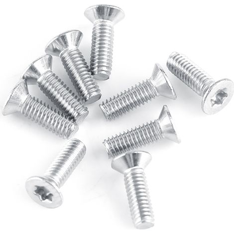 Vis M2.5 inox 304 tête fraisée étoile, vis à métaux plates (M2.5x8)