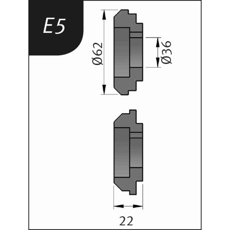 Rouleau pour SBM140-12, type E5 Puissance en métal 3880135