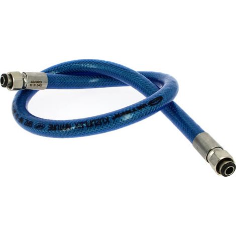 Gurtner – Flexible inox pour gaz naturel – Tuyau flexible 1m – Pression max 400mbar – Entrée et sortie G1/2" – Norme NF D 36-121