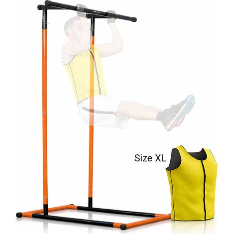 Pack station de tractions - INNOVAGOODS - BARRE POUR TRACTION - Gilet sauna XL - Réglable 114-191 cm - 110 kg (1/5)