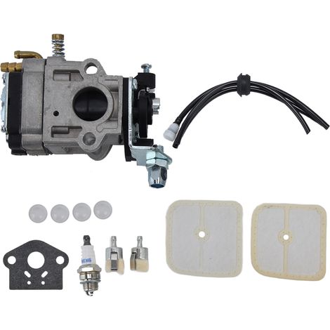 Carburateur complet avec filtre à air et poire d’amorçage pour débroussailleuse Echo SRM260, SRM261, SHC261 et PAS-260 – Kit de pièces de rechange. (1/5)