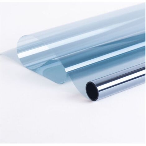 Film miroir auto-adhésif 50x200 cm – Protection solaire anti-UV – Isolation thermique – Effet miroir – Facile à installer (1/4)