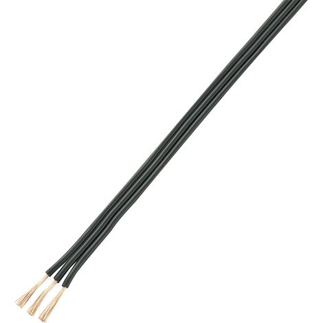 TRU COMPONENTS 1566991 Litze  3 x 0.75 mm² Schwarz 20 m