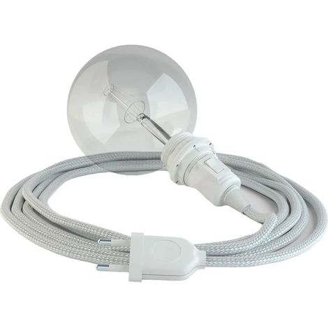 Lampe suspension Creative Cables rm02 câble effet soie 5m (1/3)