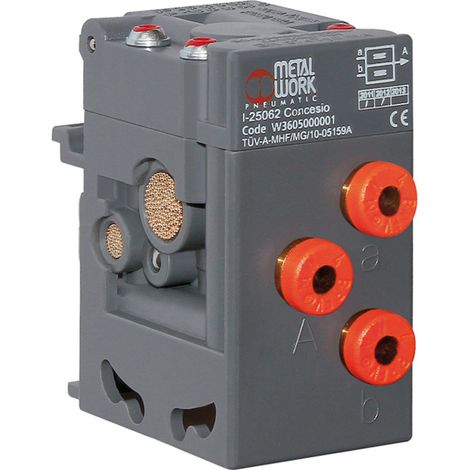 Riegler Zweihand Sicherheitsventil, ohne Konsole, Anschluss Schlauch 4 mm (1/2)