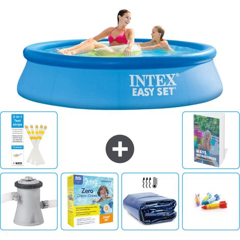 Intex Piscine Easy Set Ronde - 244x61 cm - 7-pièces S181 (1/5)