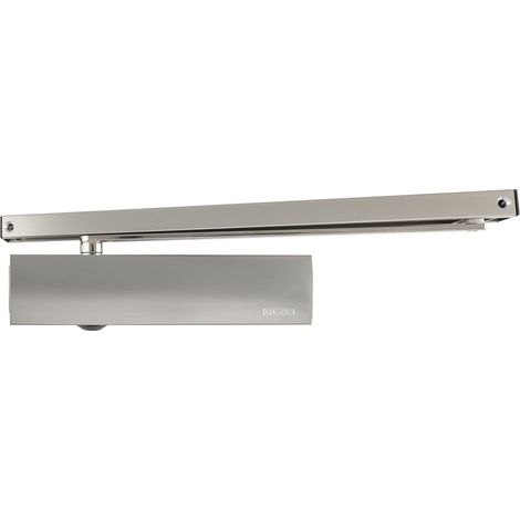 Geze TS 5000 Türschließer Softclose für Türen bis 1400mm + Gleitscheine mit Feststellung, Edelstahl