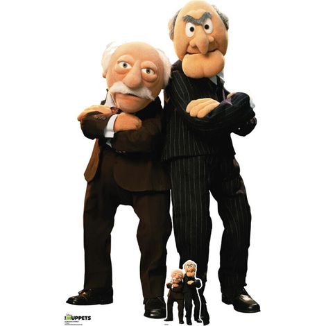 Figurine en carton Statler et Waldorf du Muppet Show Hauteur 149 cm (1/5)