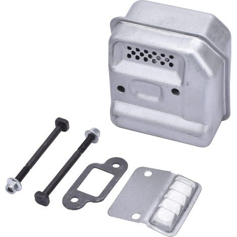 Silenciador de escape con junta y tornillos para motosierra STIHL 017 018 MS170 MS180 (1/5)