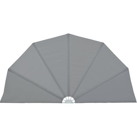 Maison Exclusive - Toldo lateral plegable terraza gris 160 cm (1/5)