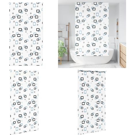 vidaXL Store enrouleur de douche 130x240 cm largeur du tissu 126 cm (1/5)