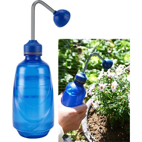 Petit arrosoir, pulvérisateur souple de 450 ml, buse 2 en 1, arrosoir pour la culture et l'arrosage des semis (1/5)