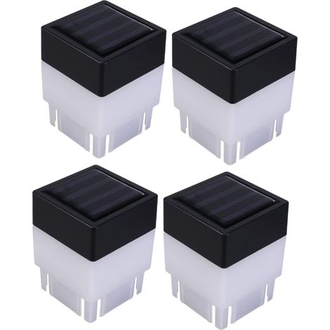 4pièces Lampe Solaire De Jardin Lumière De Corrido Éclairage Extérieur (1/5)