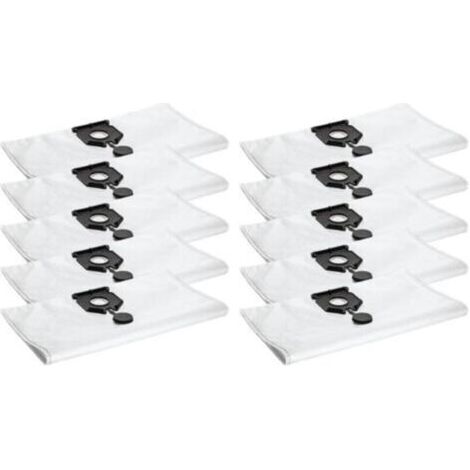 Lot de 10 sacs à poussière compatibles avec l'aspirateur Karcher 2.889-154.0 NT 30/30 L 30L NT 30/ Ap Te L NT 30/ Ap L 30L EU2613 - Pièces de rechange (lot de 10) (1/4)